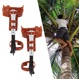 SNKOURIN Tree Climbing Spikes, Tree Climbing Gear with Adjustable Climbing Belt and Upgrade Rope,Tree Climbing Kit for Sports