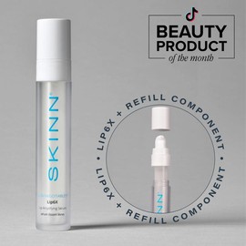 SKINN Cosmetics Lip6X Lip Amplifying Skincare Daily Smooth Comfort, Silky, Lightweight Serum, Restore Moisture w/ Hydrating Hyaluronic:_Refill