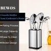 BEWOS Stainless Steel Utensil Holder, Kitchen Utensil Holder for Organizing