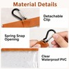 Livawnd Golf Tee Ball Bag Pouch Clip Holder Transparent for