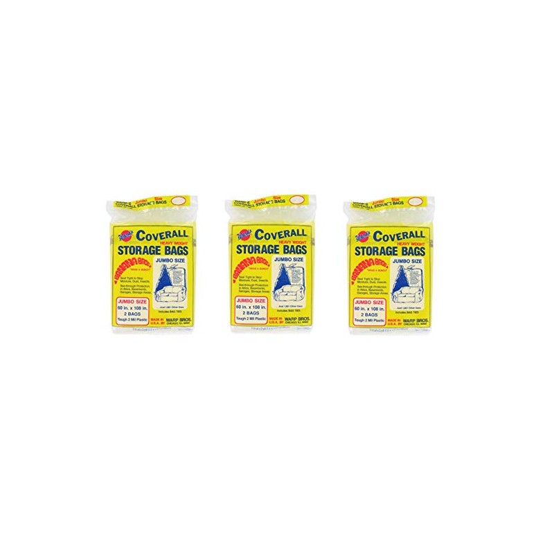 Warp's Storage Bags Banana Bags, Jumbo 60 x 108 in.,