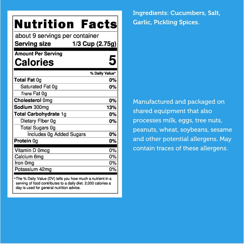 Arctic Farms Freeze Dried New Pickle Chips (Minimal Salt) (Large