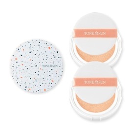 Tonefitsun Tone-up Sun Cushion, 1 original sun cushion, 2 refills, set / 톤핏선 톤업 선쿠션 무기자차 선쿠션 본품 1개 리필 2개 세트