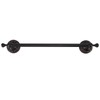 Towel Bar Copper Retro Space Saving 40CM Multifunctional Tilt Proof