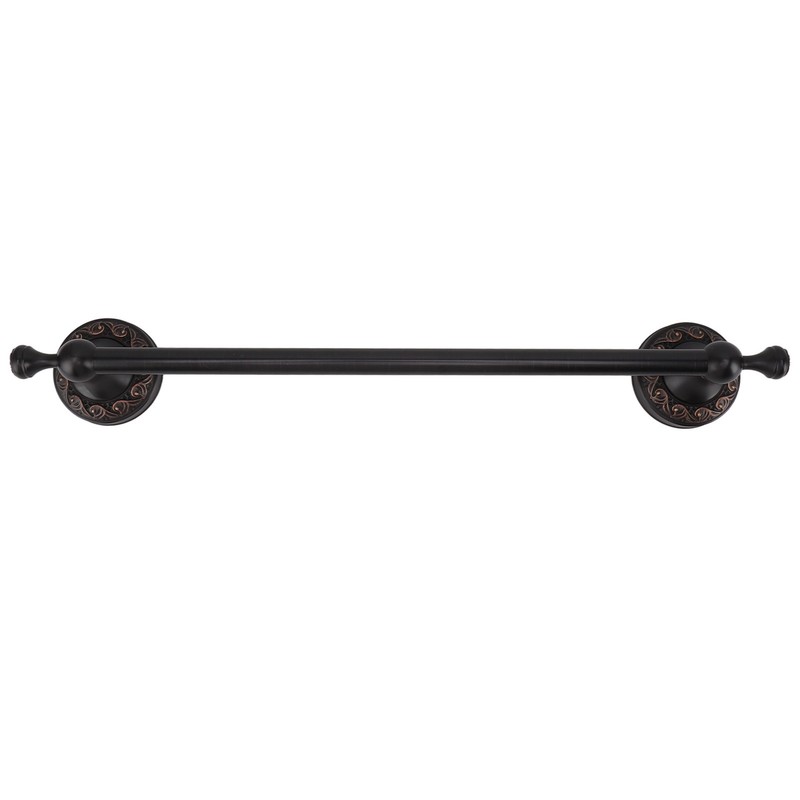 Towel Bar Copper Retro Space Saving 40CM Multifunctional Tilt Proof