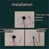 Wall Split Square Shower Arm Flange Escutcheon Plate Cover for