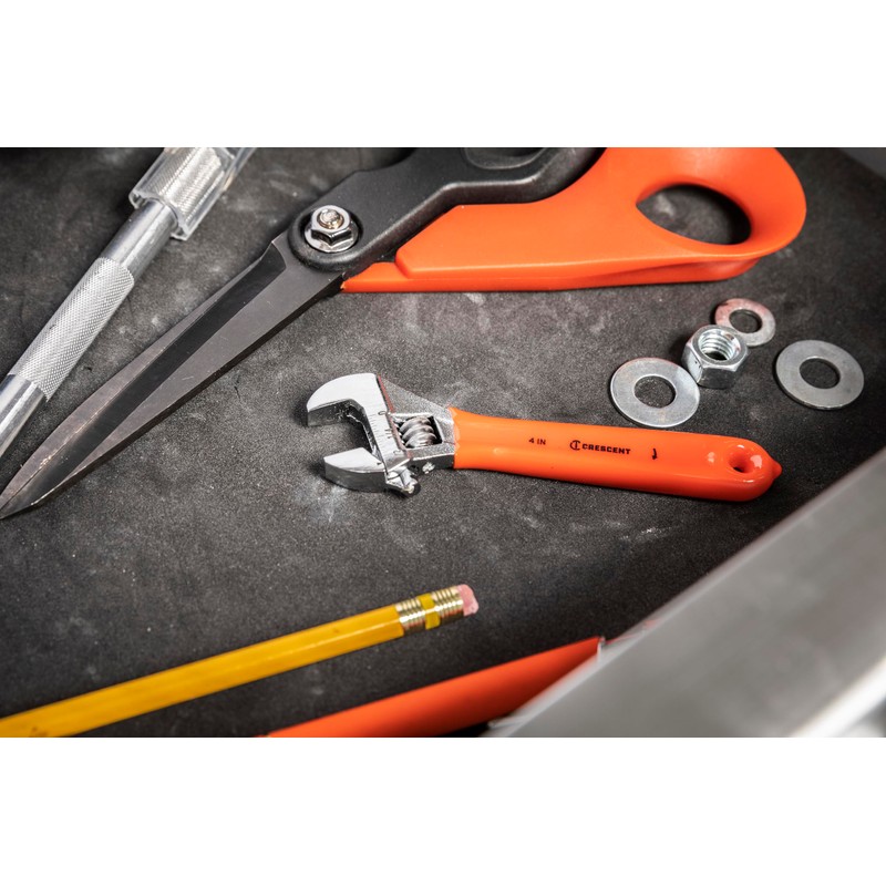 Crescent 4" Adjustable Cushion Grip Wrench - Carded - AC24CVS