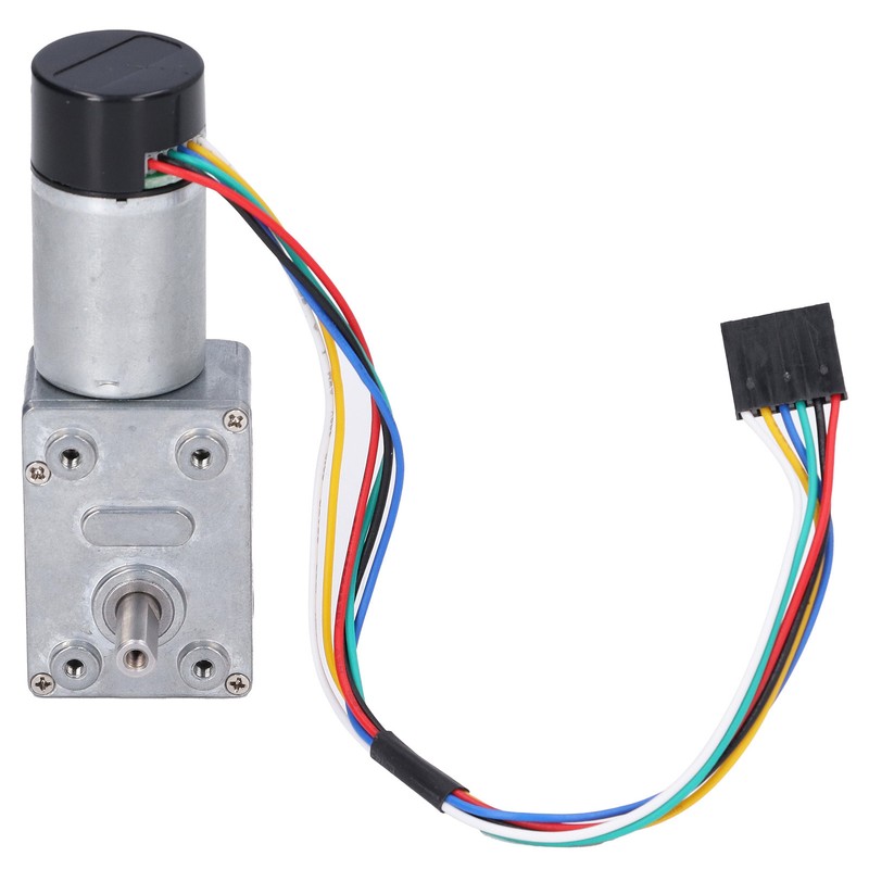 High Torsion Worm Gear Motor Full Metal Self Locking Encoder