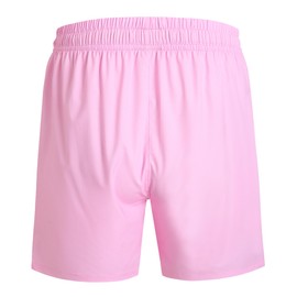 Pullonsy Pink Swim Trunks for Men Women Quick Dry Suit Swimming Board Shorts with Zip Pockets Outdoor Sports Light Pink Shorts,Men Size 2X-Large