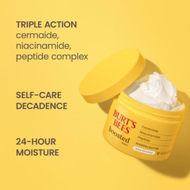 Burt's Bees Boosted Body Whipped Butter With Ceramide, Niacinamide and Peptide, Quick-Absorbing Body Lotion Supports Skin Barrier, 6.5 oz. Jar