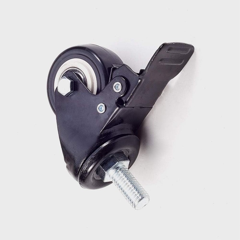 Swivel Caster Wheels 2" PU 360 Degree Caster Wheel Threaded