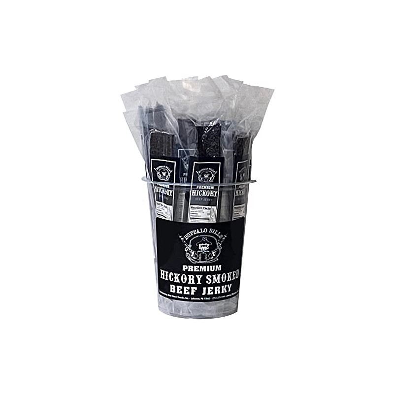 Buffalo Bills Premium Hickory Beef Jerky 20-ct Wrapped Strips (20