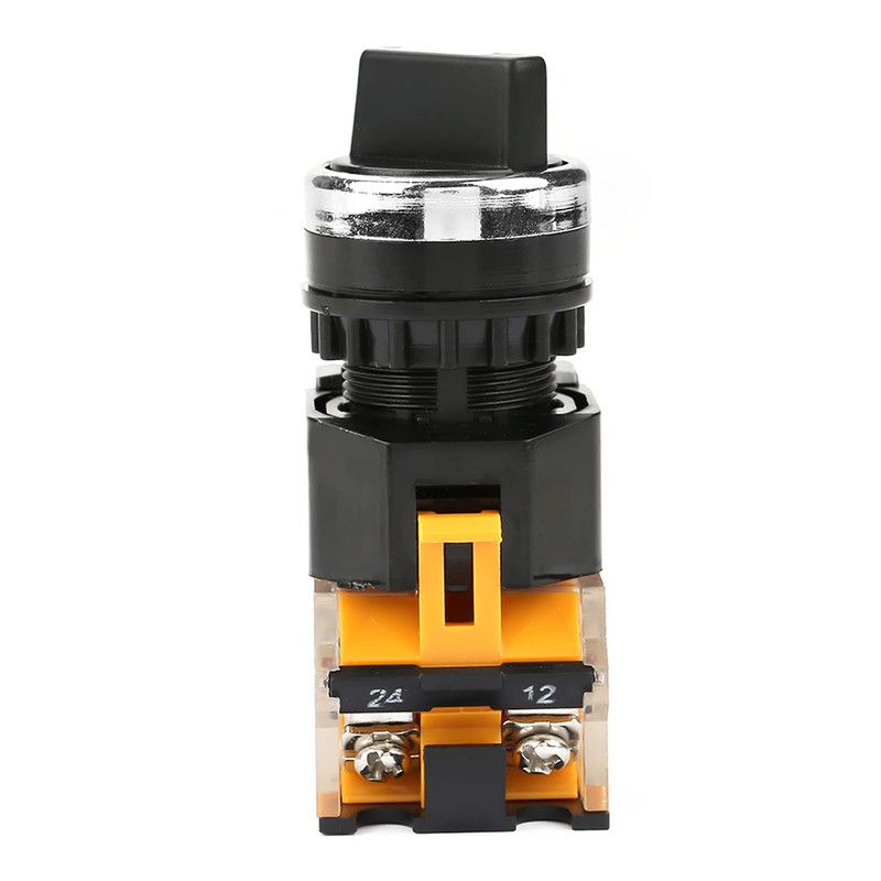 LA38-11X2 Round Rotary Selector Switch 2 Positions NC + NO