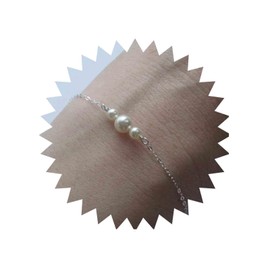 Aneneiceera Vintage Pearl Bracelet, Three Pearl Bracelet, Pearl Necklace, Bracelet, Boho Beads, Hand Chain Bracelet, Jewellery for Women and Girls