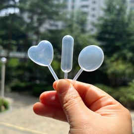 3 Shapes 4ml Mini Dropper Liquid Heart Shape Sub-bottle 25ea