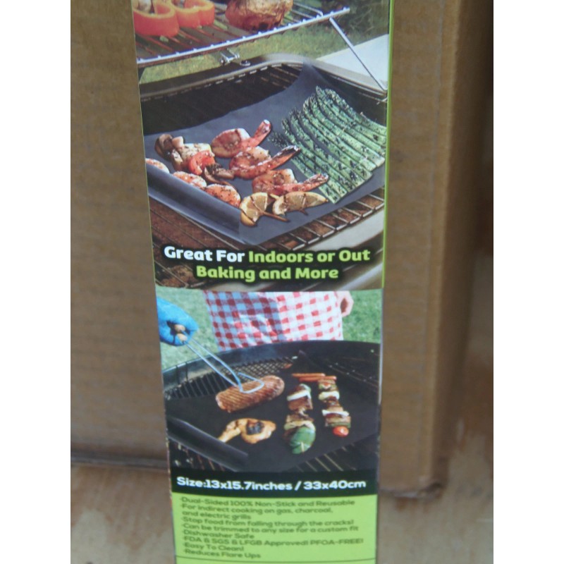 TEKNO BBQ GRILL MAT 13" X 15.7" NON - STICK
