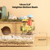 BUCATSTATE Hamster Cage with Acrylic Door Small Animal Cage and