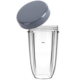 Utiz 24oz Cup for Nutribullet with Lid Cap Replacement Parts 600W/900w Blender Juicer Mixer Size: 700ml