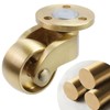 Semetall 1-Inch Solid Brass Swivel Caster for All Floor Mat