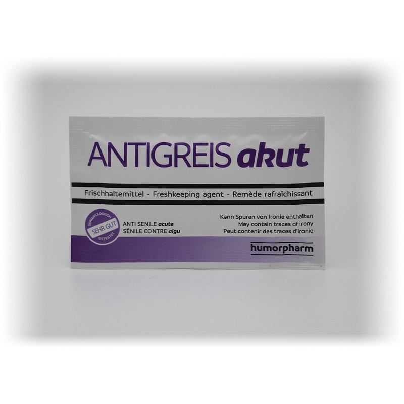 Funny Gift Idea for Birthday "ANTIGREIS AKUT" - Joke Item