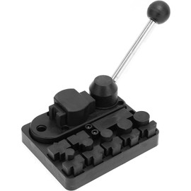 Ring Bender Tool Kit Heavy Duty Spoon Maker Jewelry Press Making Machine Bending Reshaper Professional Coin Bracelet Wire Hoop Loop Metal Steel Mandrel Stretcher Measure Sizer Stone Ring Fixer Roller