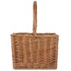 Red Hamper DB001 Wicker Double Steamed 2 Bottle Drinks Basket
