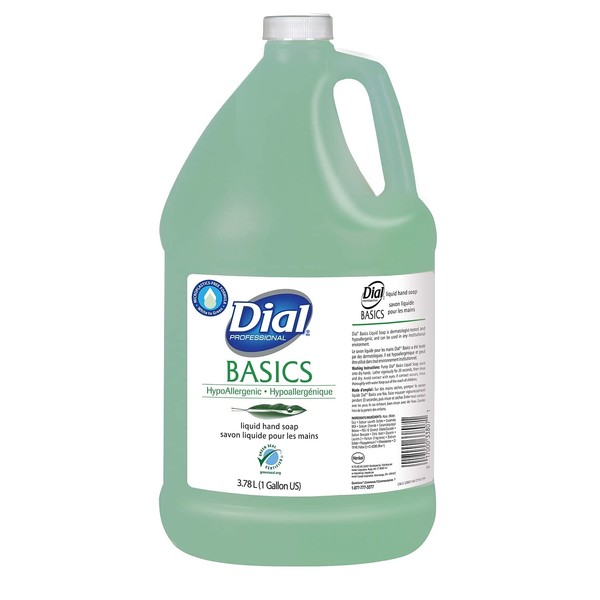 Dial Professional 06047EA Basics Liquid Hand Soap, Fresh Floral Scent 1 Gal Bottle