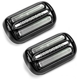 2Pcs 53B Series 5/6 Replacement Shaver Head Compatible with Braun Series 5 Electric Foil Shaver,for S5 replacement Head,for Series 5(New Gens) Replacement Head Razors 5020cs,5035s,5049cs,5050cs Etc