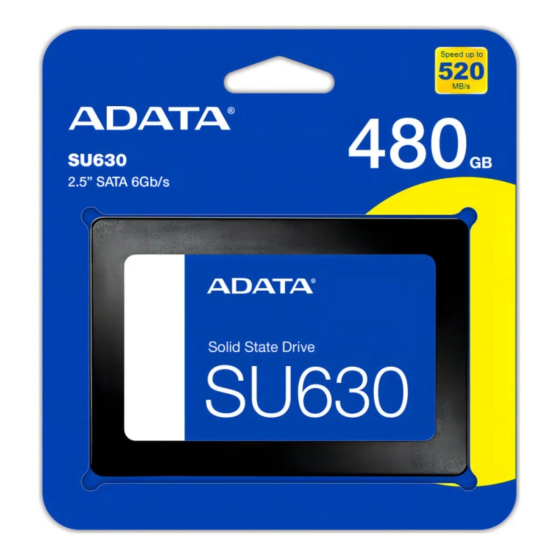 Ssd Adata Su630 480gb 2.5 Sata Iii 520/450 Mb/s Asu630ss-480
