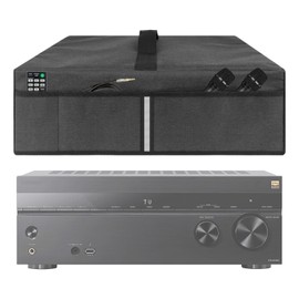 Kingshion Record Player Dust Cover, Dust Cover Case Protector, Stereo Receiver Dust Cover (Only Cover)