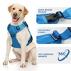 WINGOIN Blue Tactical Dog Harness for Large Dogs No Pull