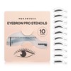 Marcique [Marsique] Eyebrow drawing guide (for men and women) Straight