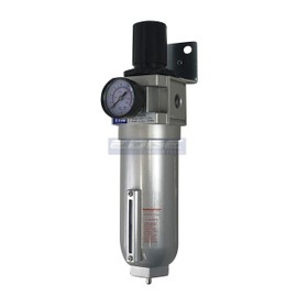 3/4" NPT HIGH FLOW AIR PRESSURE REGULATOR & PARTICULATE FILTER WATER TRAP COMBO FOR COMPRESSED AIR COMPRESSORS