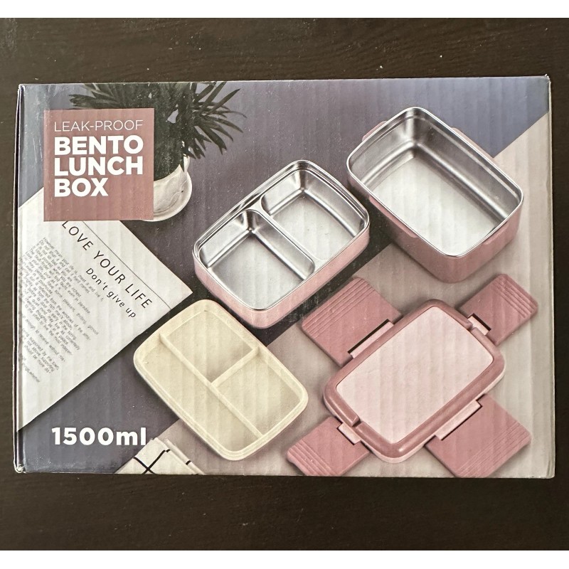 Bento Green Stainless Steel Lunch Box for Kids and Adult