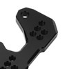 Motorcycle Adjustable Rearset Foot Pegs Mounting Base Replacement for YZF
