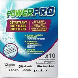 Wpro DDU100 POWERPRO Entkalker Päckchen für Waschmaschinen und Geschirrspüler