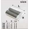TAKASUE Aluminum Sleeves, Dharma Shape, For Different Sizes, Wire Crimping