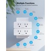 Govee Dual Smart Plug 2 Pack, 15A WiFi Bluetooth Outlet,