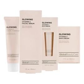 Kit Facial Glowing Vitamina C Globalbeautycare 4 Pzas