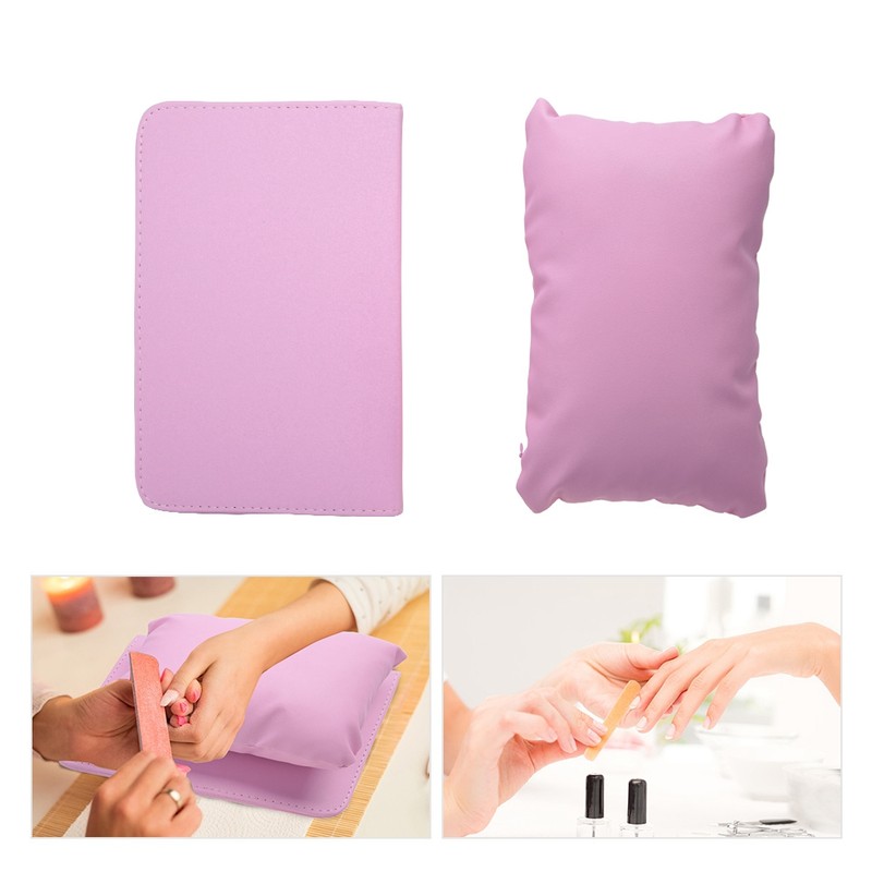 Soft PU Leather Detachable Washable Hand Rest Pillow + Folding