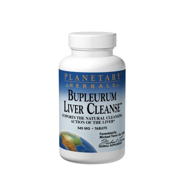 Planetary Herbals Bupleurum Liver Cleanse 545mg - with Calcium, Cypress Rhizome, Ginger & More - 150 Tablets (Pack of 2)