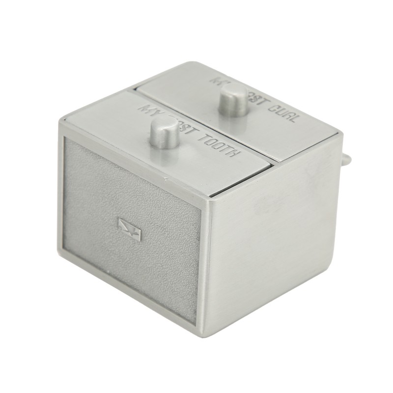 Tooth Box Metal Cute BearShape Storage Case with 2 Drawers