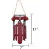Eview Christmas Sled Decor Santa Sleigh Wall Decoration Wooden Sled