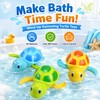Wind-Up Turtle Bath Toy for Kids – Cute Clockwork Swimming