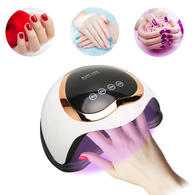 UV Gel Nail Lamp Quick Drying Infrared Sensor 4 Timers