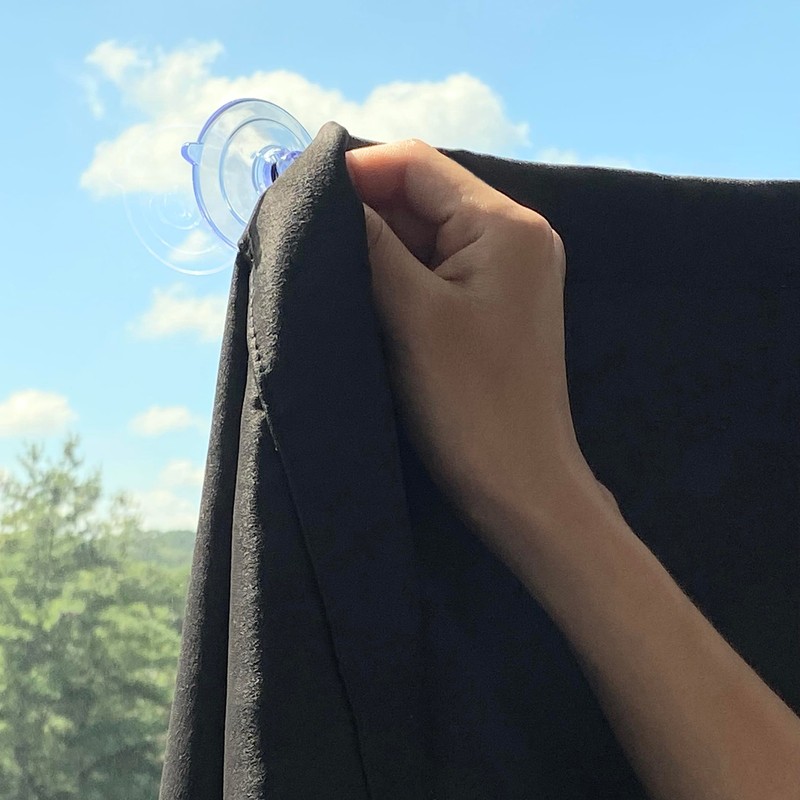 Sun Zero Lights Out Portable Travel 100% Blackout Suction Cup