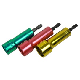 E-Value Long Socket for Electric Dollar 3 Pack 17, 19, 21mm
