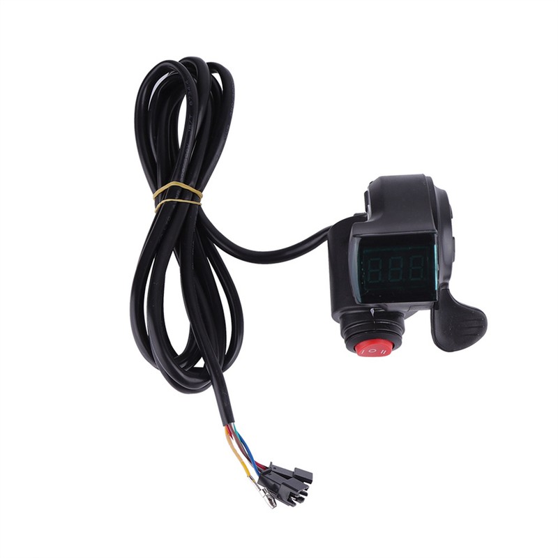 Thumb Accelerator with LCD Digital Battery Voltage Display 3 Speed