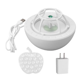 Mini Ustrasound Dishwasher Multifunctional Kitchen Household USB Dish Washing Machine for Trip Apartment Dorm 100‑240V Green US Plug