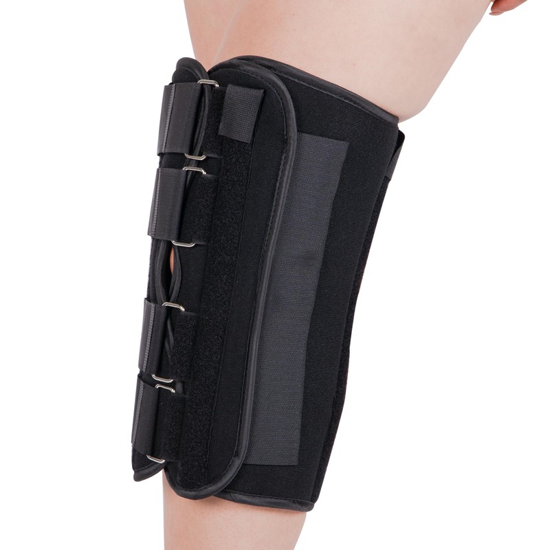 Alpha Medical 14” Long Adjustable Three Panel Orthopedic Knee Immobilizer